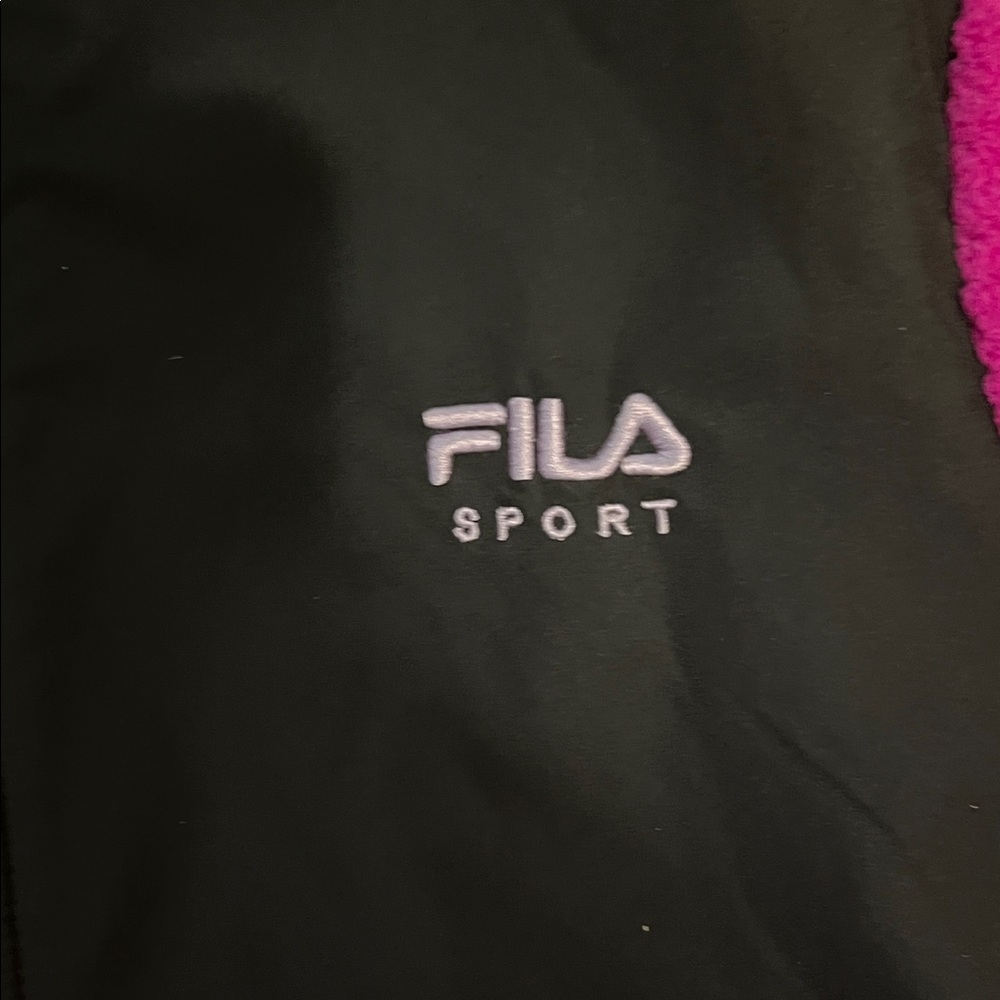 Fila Sport Vibrant Pink and Black Jacket - Picture 6 of 9